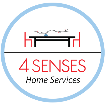 4 Senses House Cleaning logo for cleaning company in Madison, WI