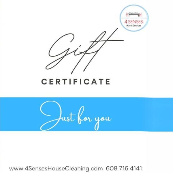 Professional home cleaning gift cards